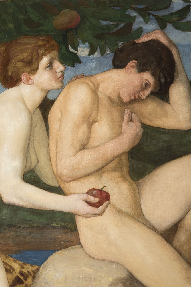 <p><strong>William Strang</strong><br />
<em>The Temptation</em>&nbsp;1899 (detail)<br />
Tate: Presented by the Friends of the Tate Gallery 1999<br />
Image: &copy; Tate, London 2017</p>
