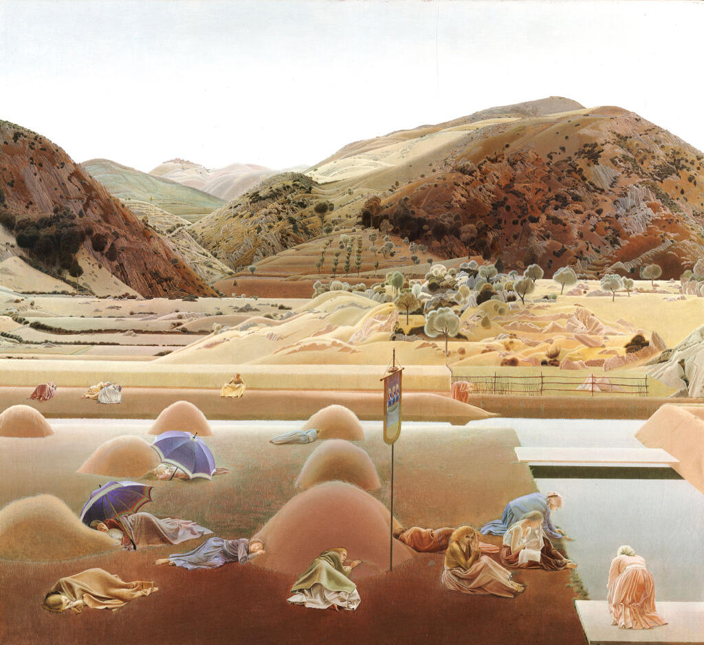 <p>Winifred Knights,&nbsp;<em>The Santissimi Trinita</em>, 1924&ndash;30, oil on canvas, private collection</p>
