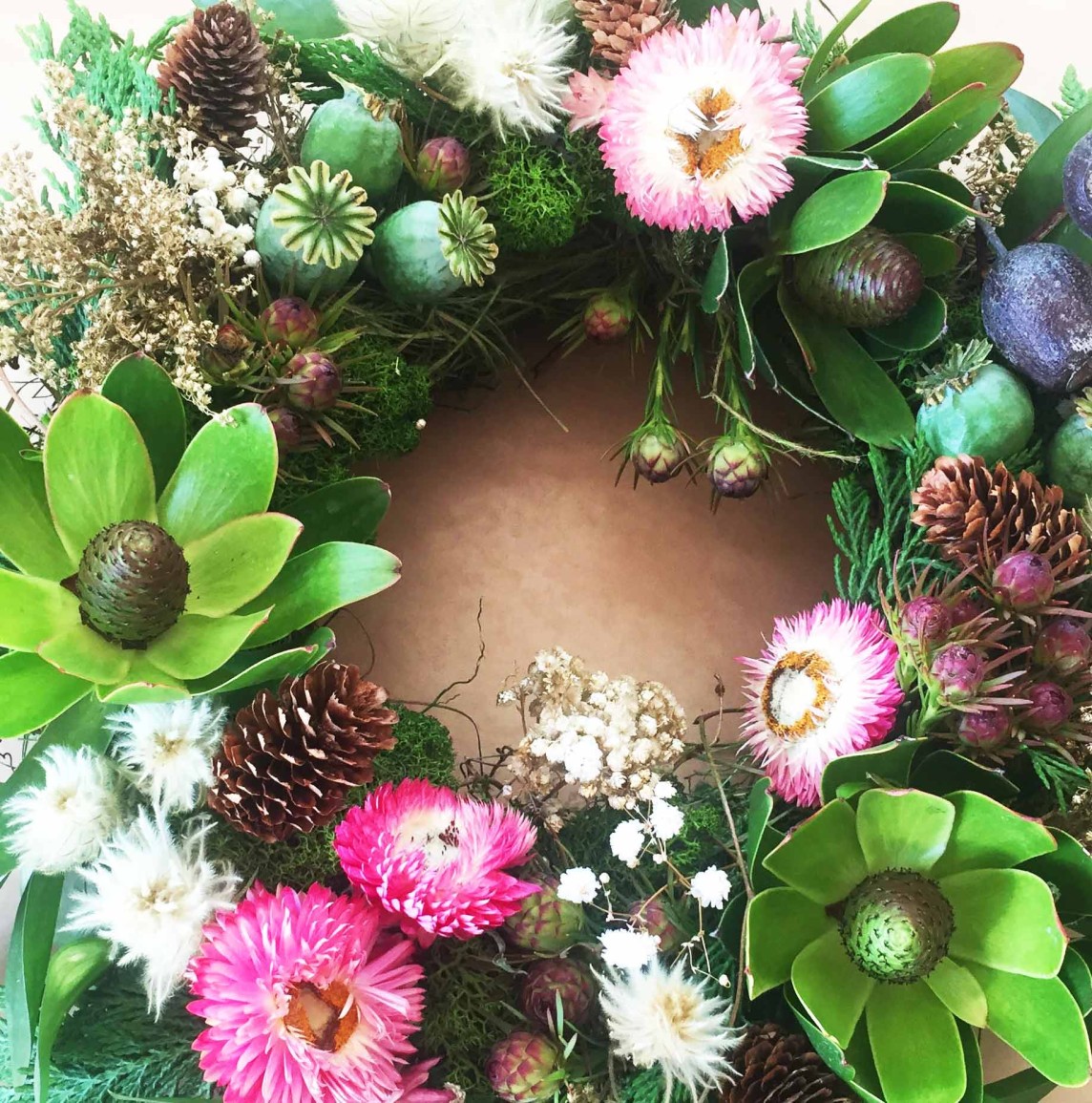 Flower Workshop: Long-lasting Christmas wreath
