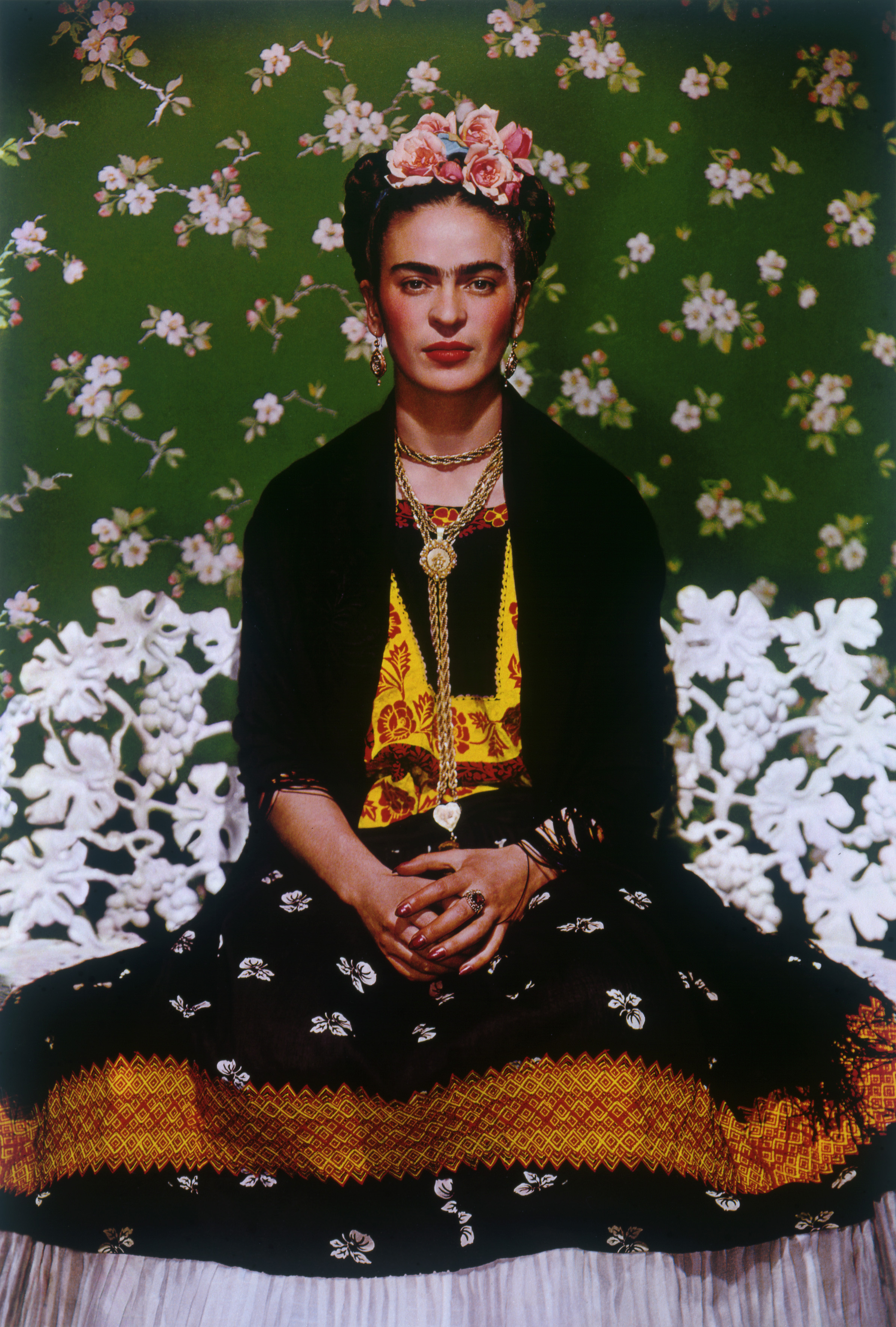 <p><strong>Nickolas Muray</strong> <em>Frida Kahlo on Bench #5</em> 1939. The Jacques and Natasha Gelman Collection of 20th Century Mexican Art and the Vergel Foundation. &copy; Nickolas Muray Photo Archives&nbsp;</p>