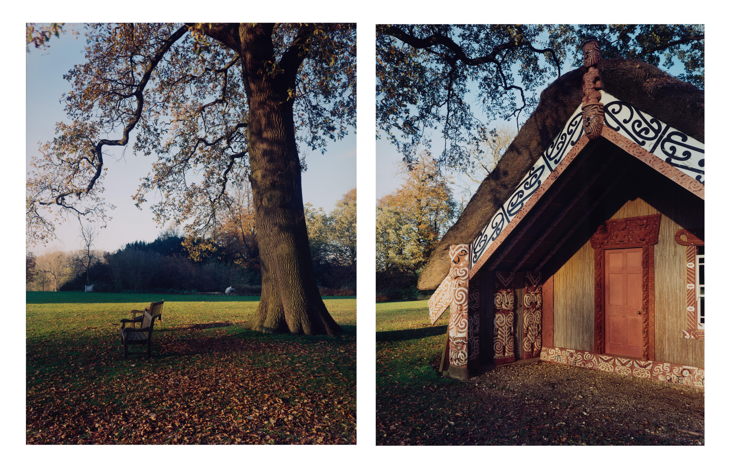 <p>&nbsp;</p>

<p><strong>Mark Adams</strong>, <em>13.11.2000. Hinemihi. Clandon Park. Surrey. England. Ngā tohunga whakairo: Wero Tāroi, Tene Waitere</em>, 2000, colour inkjet prints, Auckland Art Gallery Toi o Tāmaki, gift of the Patrons of the Auckland Art Gallery, 2014.</p>
