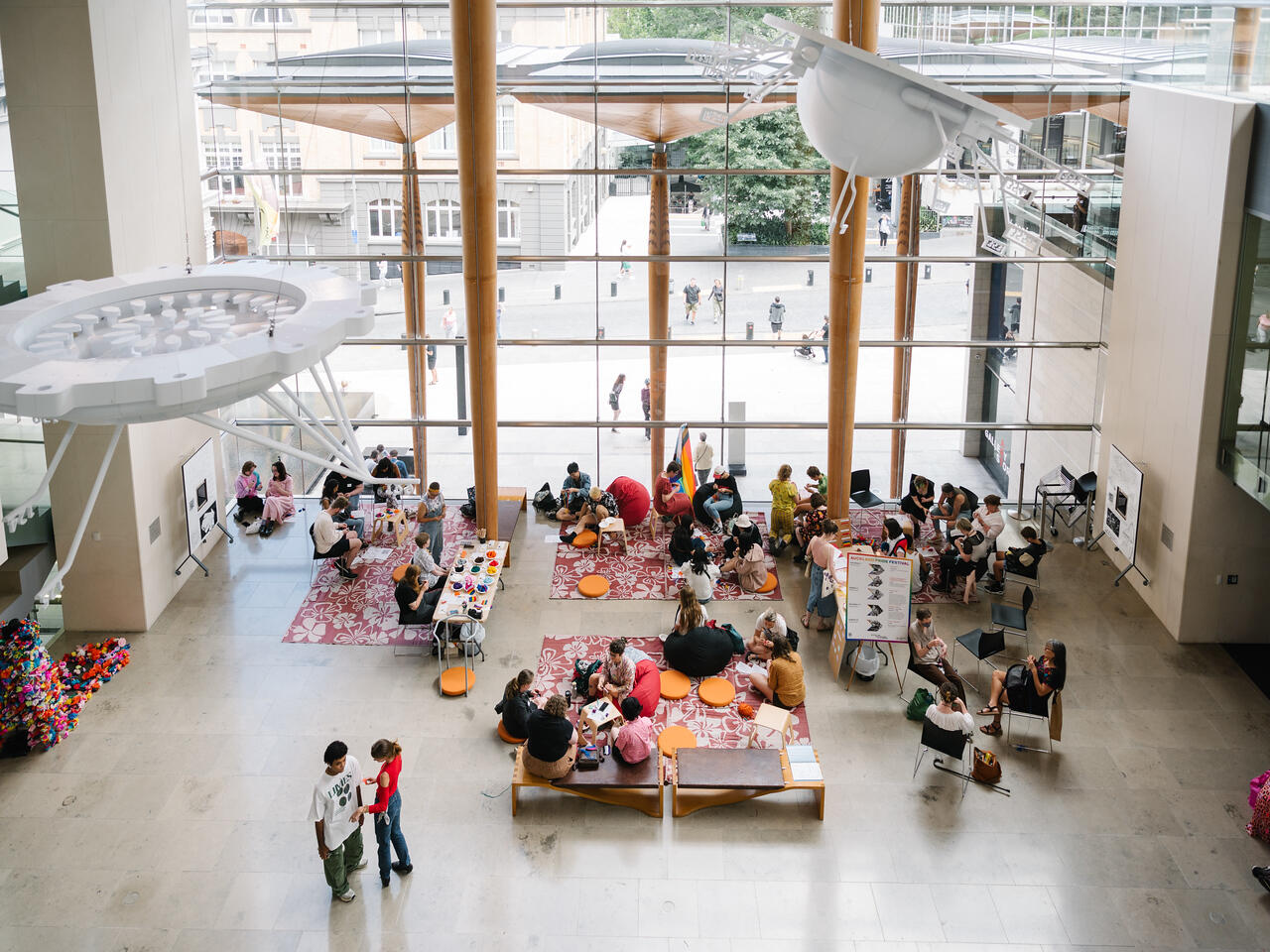 <p><!--StartFragment--><strong>Pride Patches: Stitch Your Style!</strong><!--EndFragment--></p>
<p>Wear your Pride by stitching your identity into your wardrobe! Whether you bring your own clothing or choose one of our upcycled shirts, you can create a custom name patch using donated fabric and rainbow threads. Sit down with fellow crafty Queers in a relaxed, drop-in setting and make something uniquely yours.</p>
<p>Inspired by the retro cool of diner uniforms, mechanics’ overalls, and bowling shirts—as seen in John Baeder’s <em>Empire Diner </em>from our current exhibition <a href="https://www.aucklandartgallery.com/whats-on/exhibition/pop-to-present-american-art-from-the-virginia-museum-of-fine-arts"><em>Pop to Present: American Art from the Virginia Museum of Fine Arts</em></a>—this event invites you to transform everyday garments into wearable art that Pops with Pride.</p>
<p>No bookings needed—just drop in and get stitching!</p>