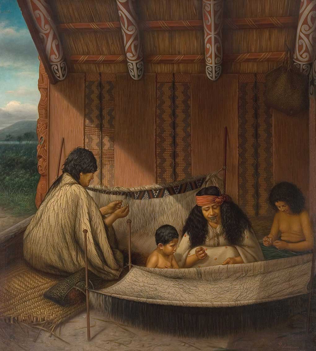 Wāhine Weaving Kākahu
