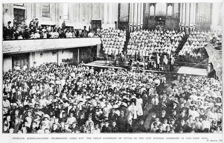 <p>The first Anzac Day, 1916 | Auckland Libraries Heritage Collections AWNS-19160427-35-04</p>
