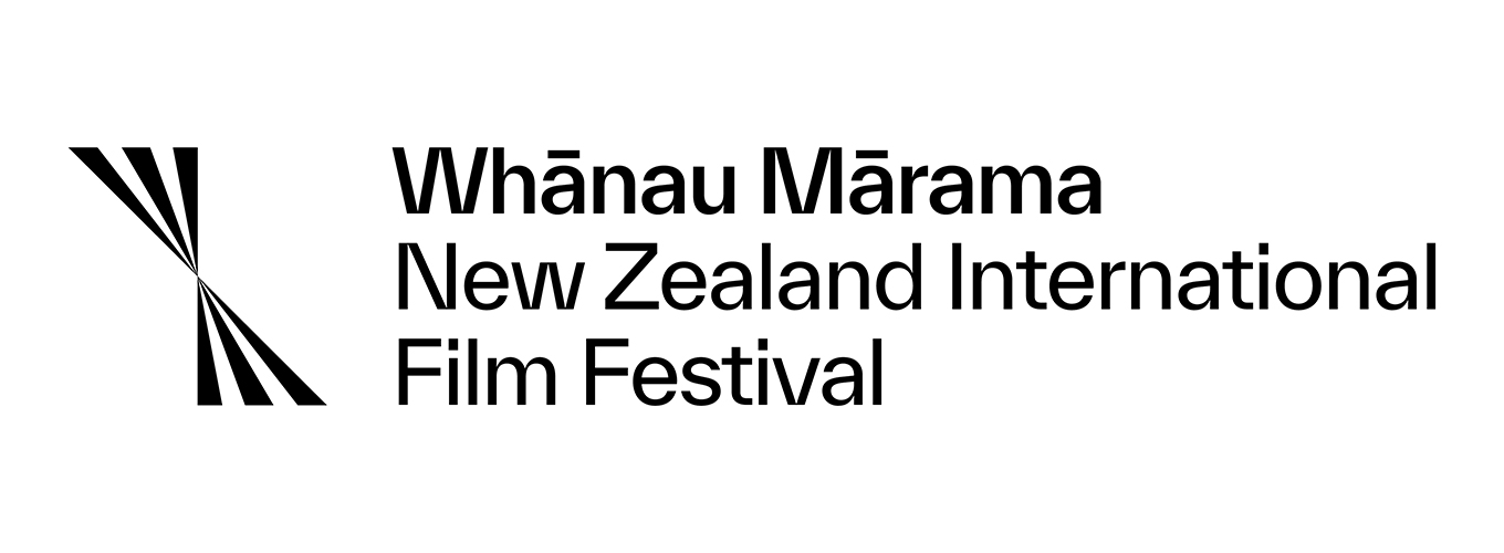 New Zealand International Film Festival text on white background with black.