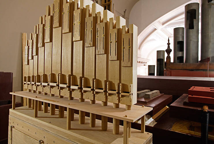 <p>Pedal Organ Octave Wood pipes</p>
