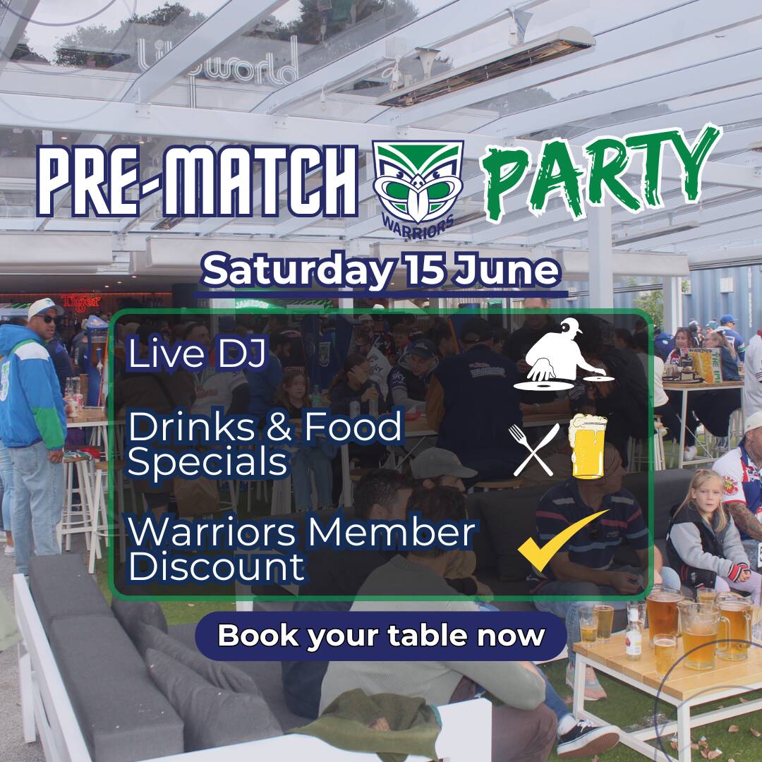 Warriors vs Storm Pre-match Party