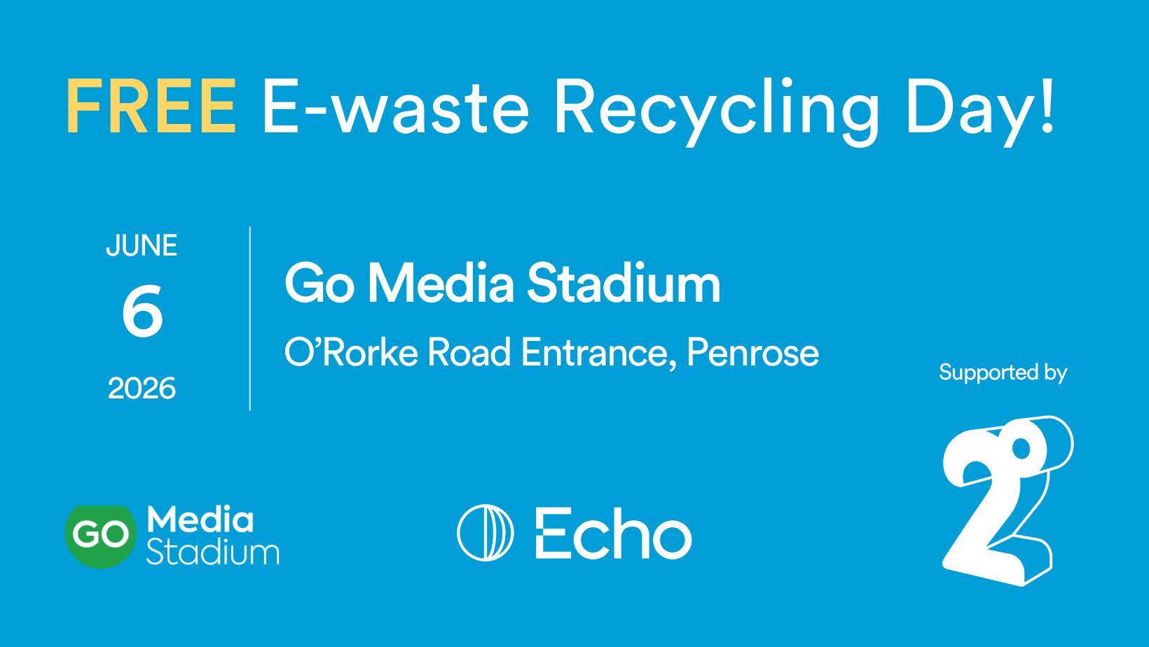 Echo E-waste Recycling Day