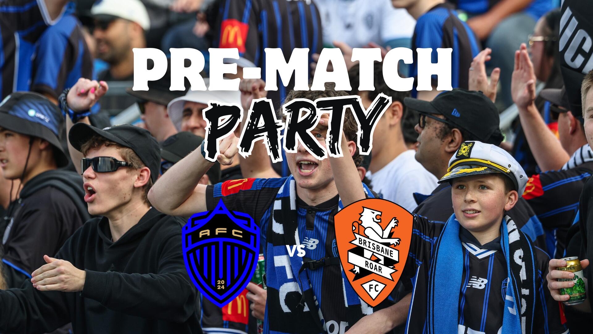 Auckland FC vs Brisbane Roar Pre-match Party 2025