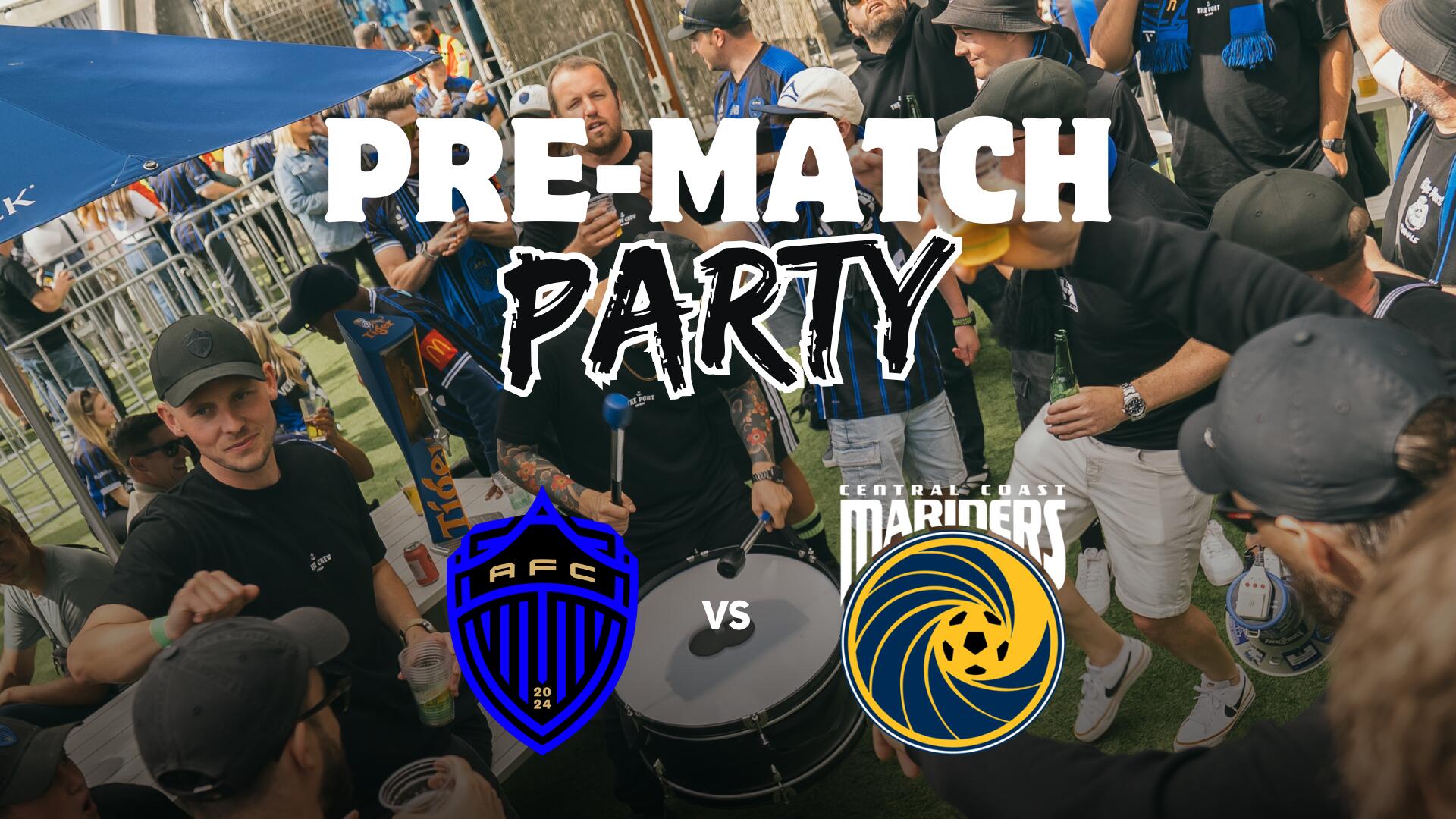 Auckland FC vs Central Coast Mariners Pre-match Party 2026