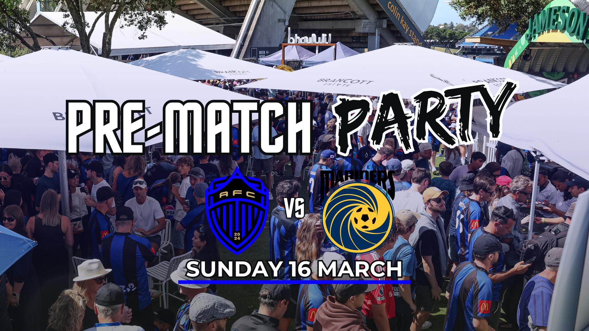 Auckland FC vs Central Coast Mariners Pre-match Party