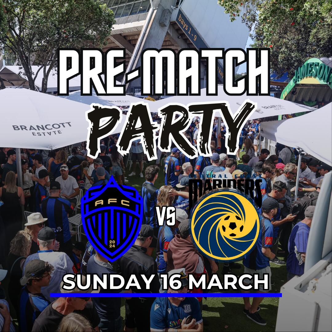 Auckland FC vs Central Coast Mariners Pre-match Party