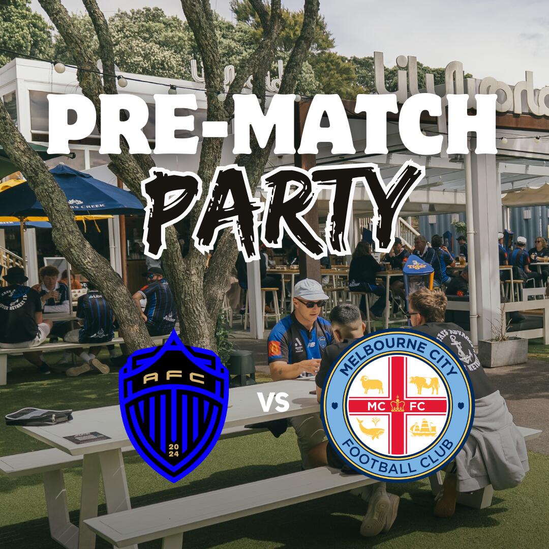 Auckland FC vs Melbourne City Pre-match Party 2026