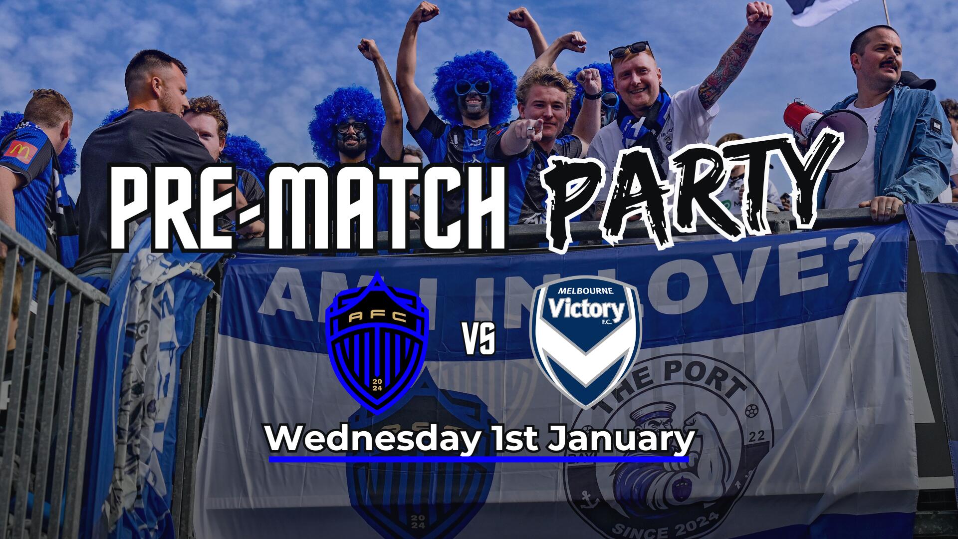 Auckland FC vs Melbourne Victory Pre-match Party