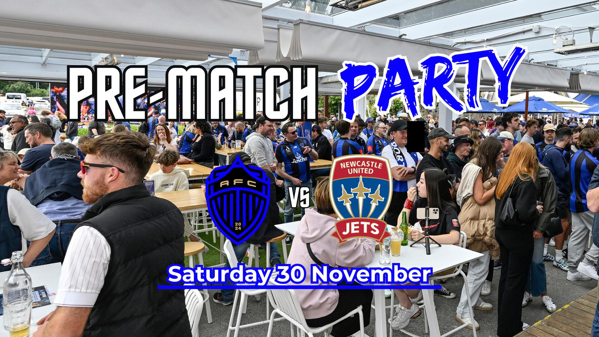 Auckland FC vs Newcastle Jets Pre-match Party