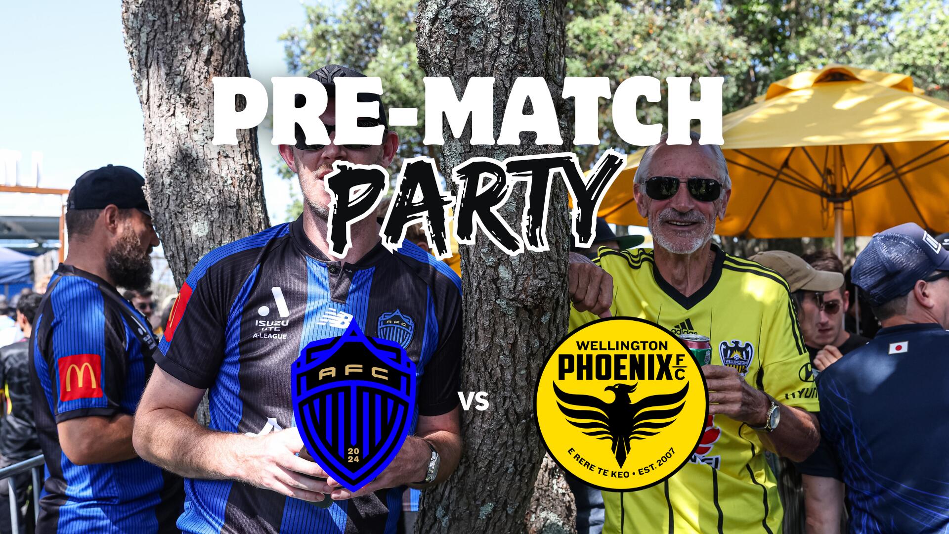 Auckland FC vs Wellington Phoenix Pre-match Party 2025