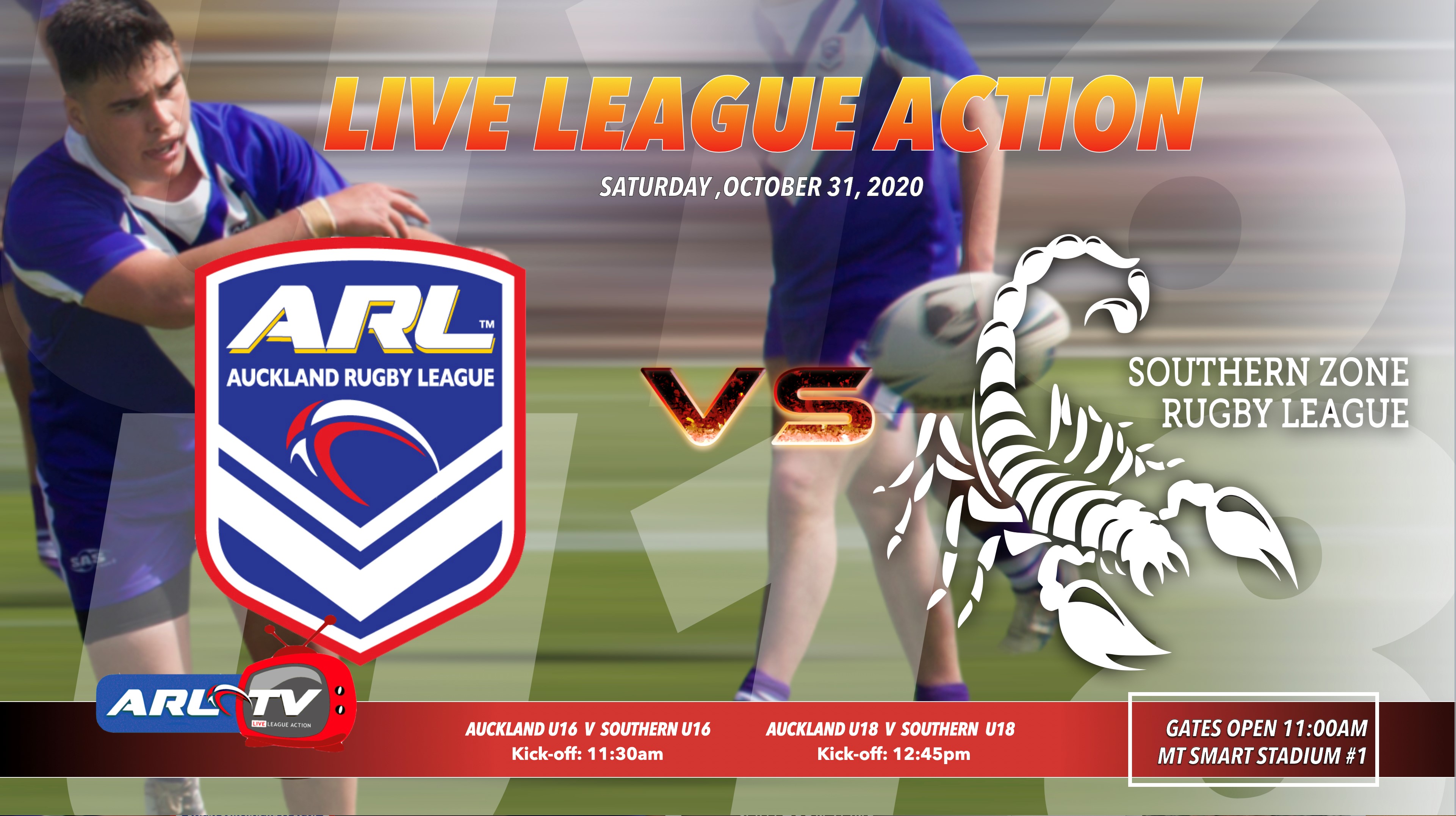 Double Header: Auckland Rugby League VS Southern Zone Rugby League