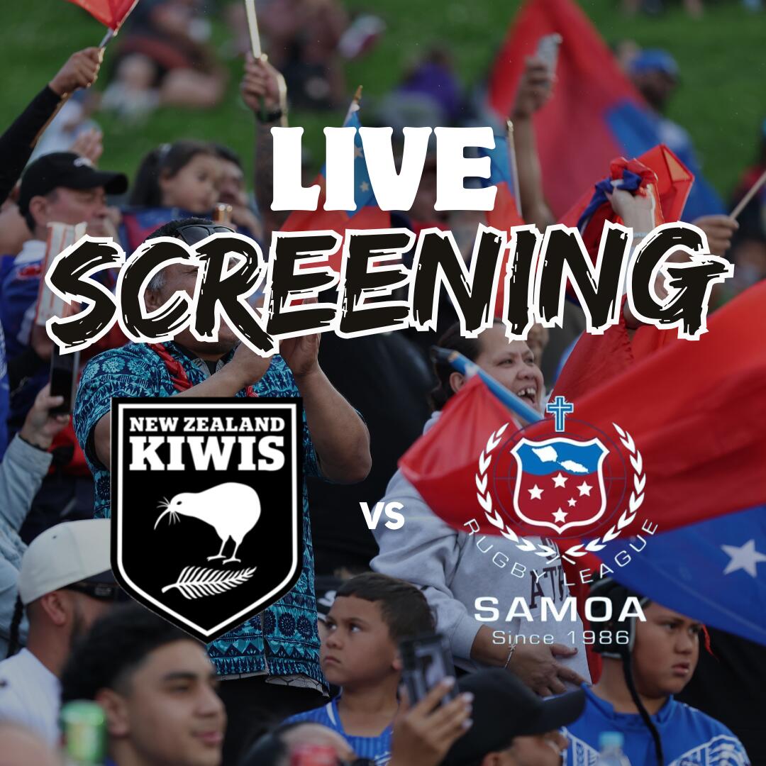 Kiwis vs Samoa Live Screening 2025