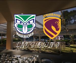 Warriors vs Broncos Live Screening