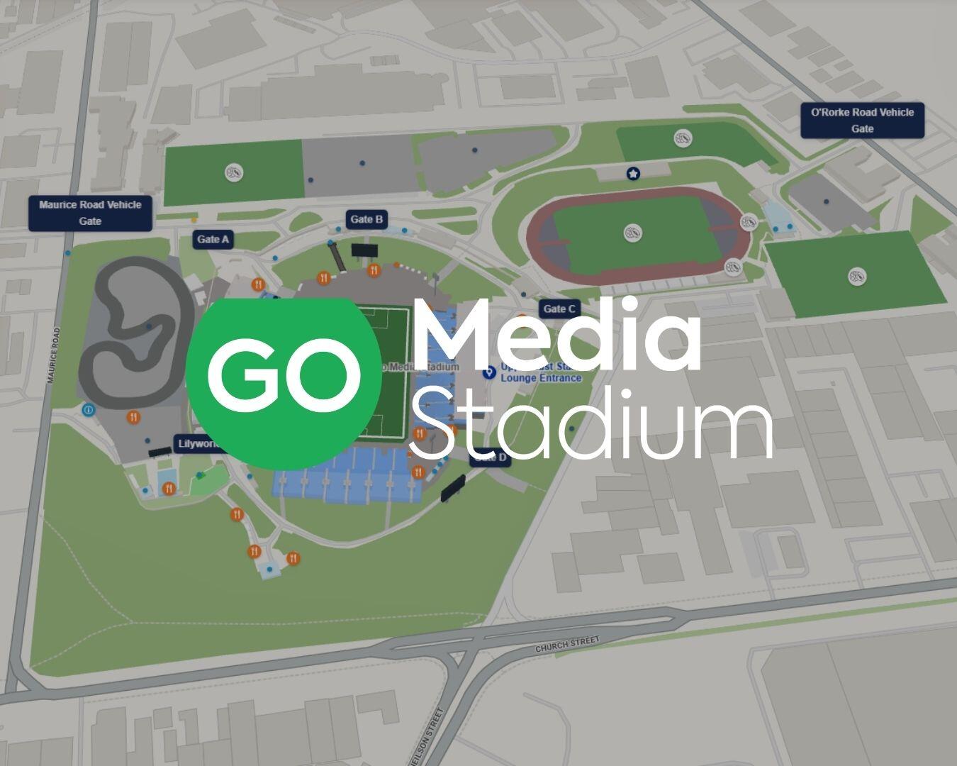 New Interactive Wayfinding Map for Go Media Stadium