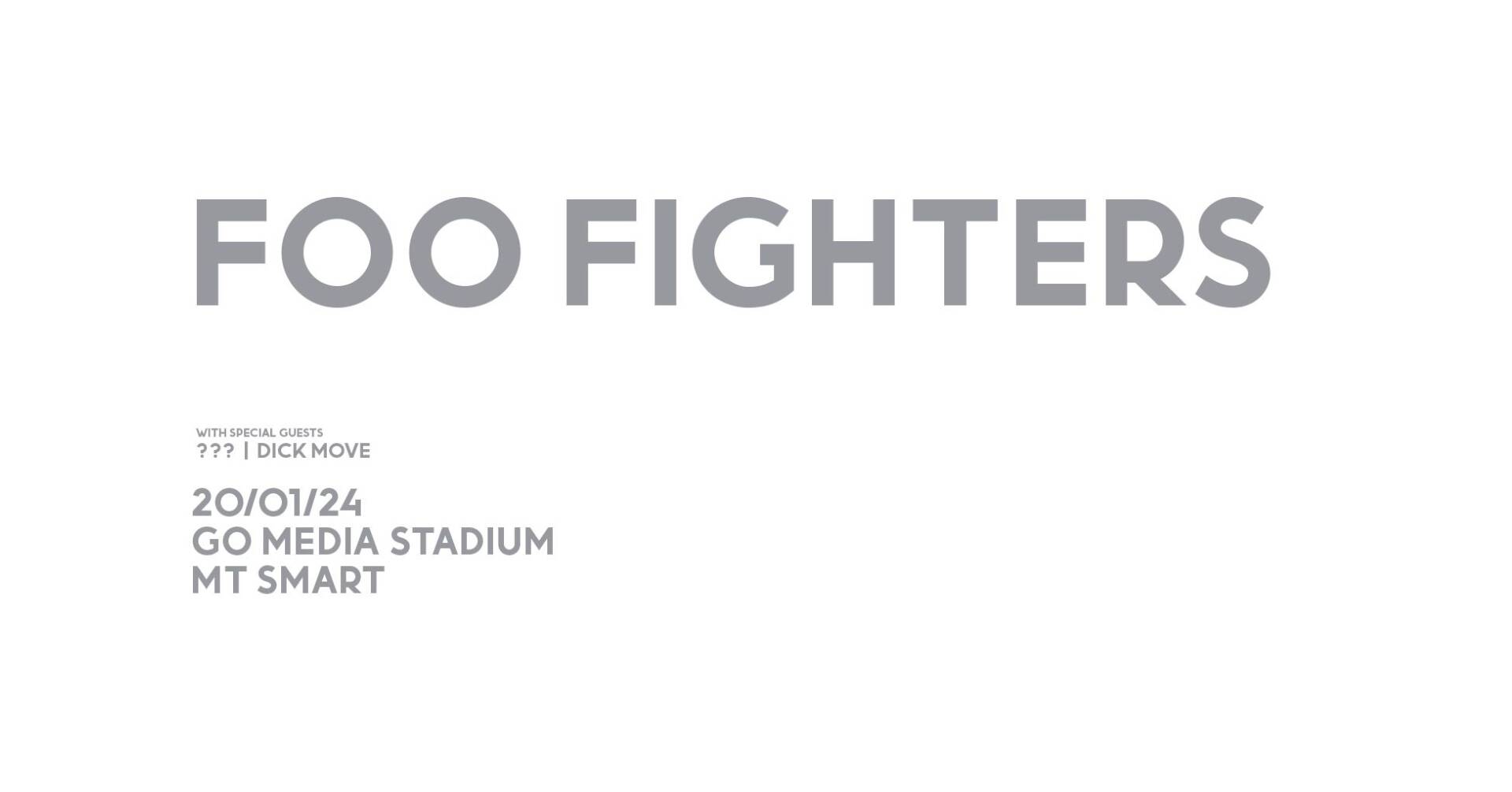 Foo Fighters - Australia & New Zealand Tour 2024