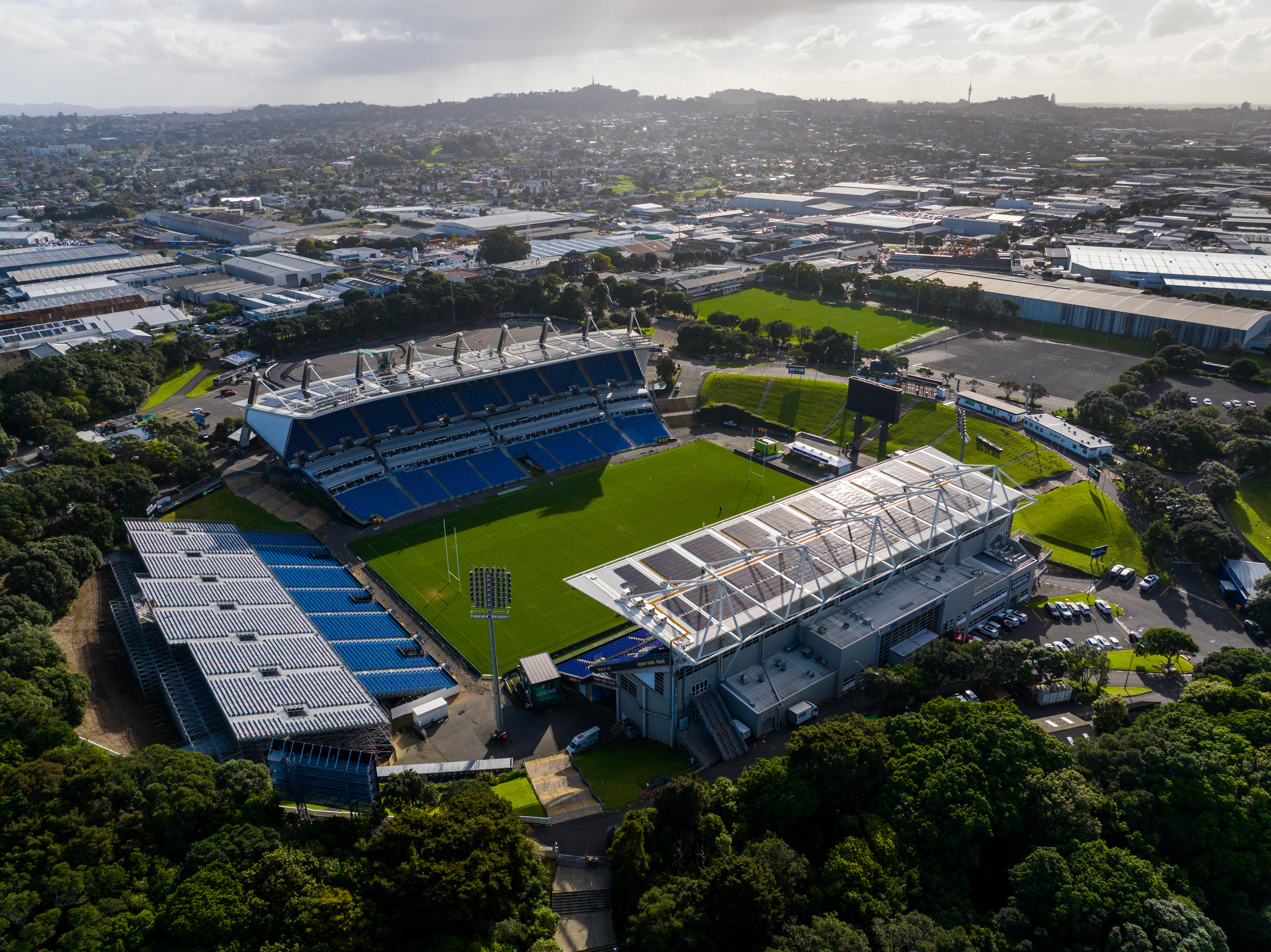 Responsible water use at Go Media Stadium - Rainwater capture system gets an upgrade.