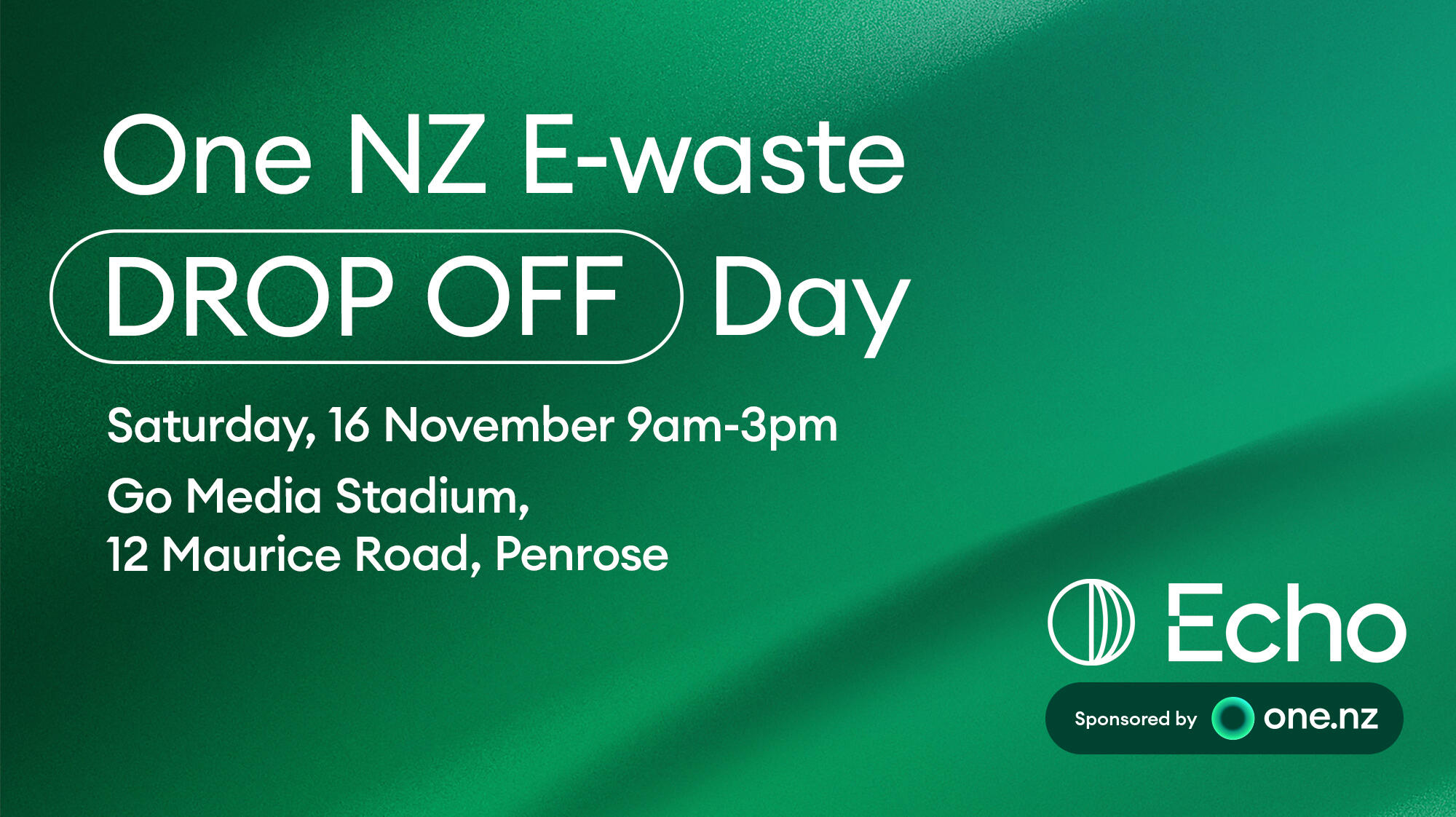 One NZ E-waste DROP OFF Day