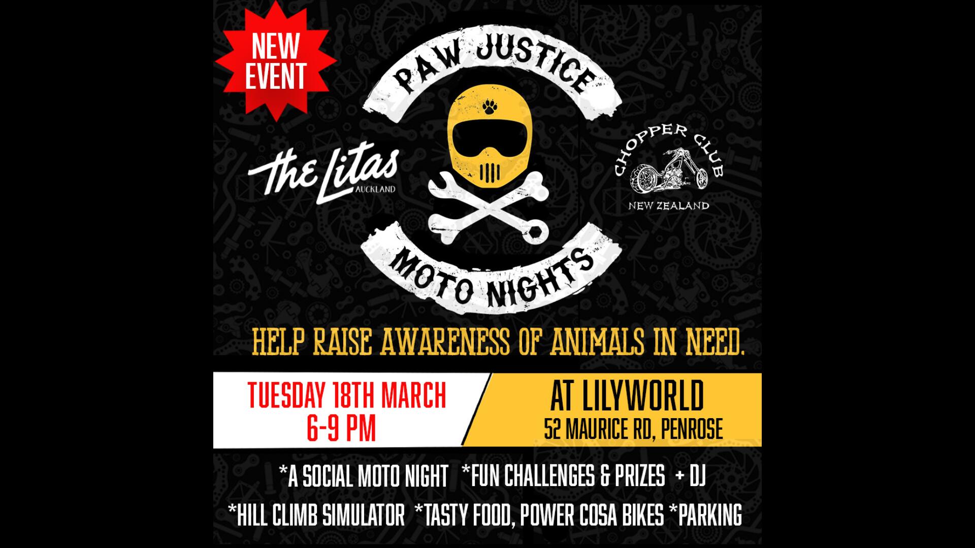 Paws Justice - Moto Nights