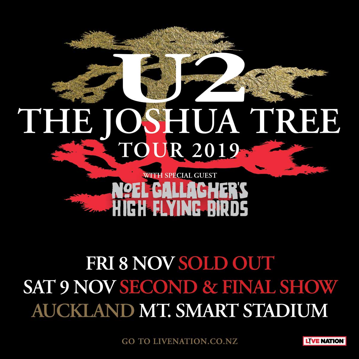U2 The Joshua Tree Tour 2019