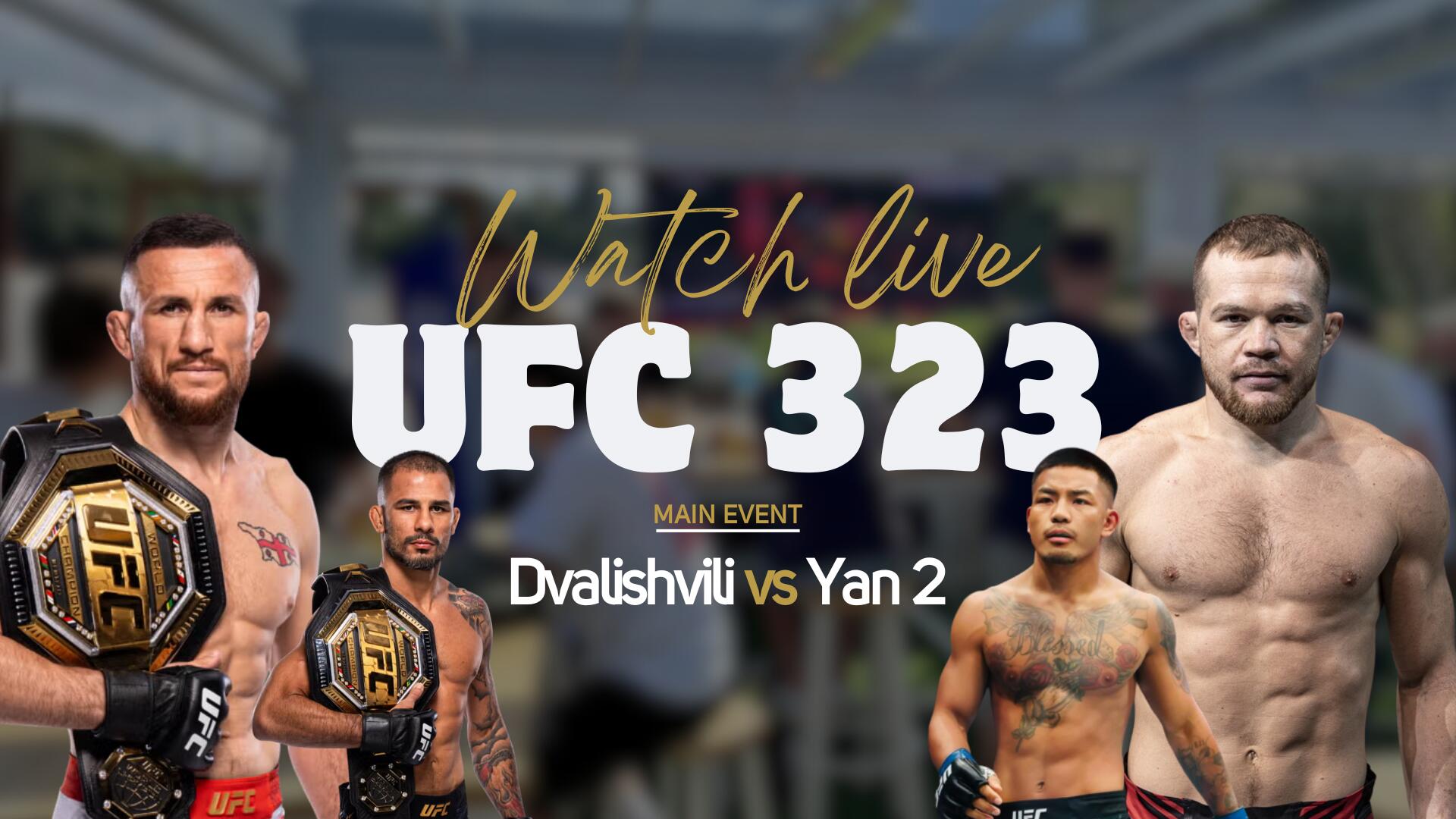 UFC 323 - LIVE SCREENING