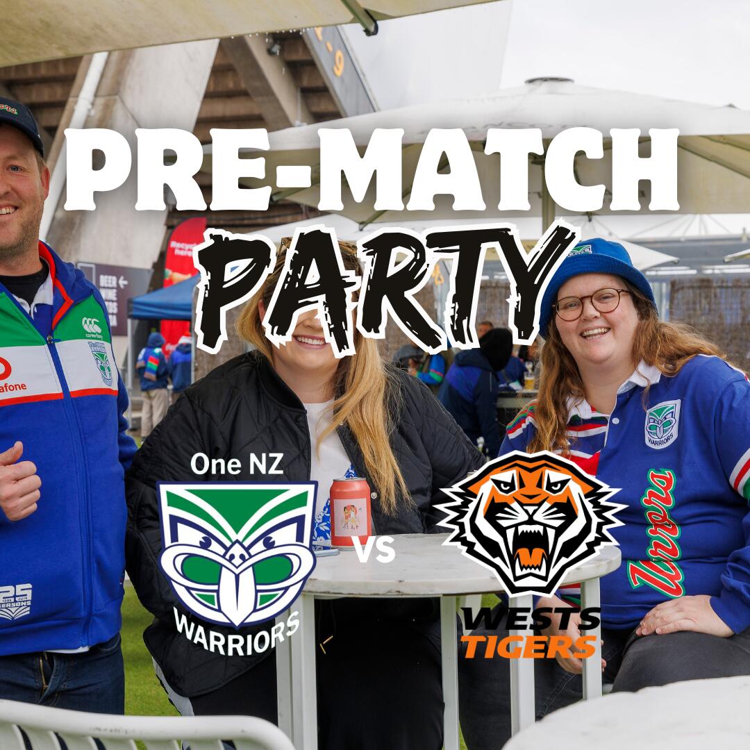 Warriors vs West TIgers Pre-match Party 2026