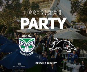 Warriors vs Panthers Pre-match Party 2026