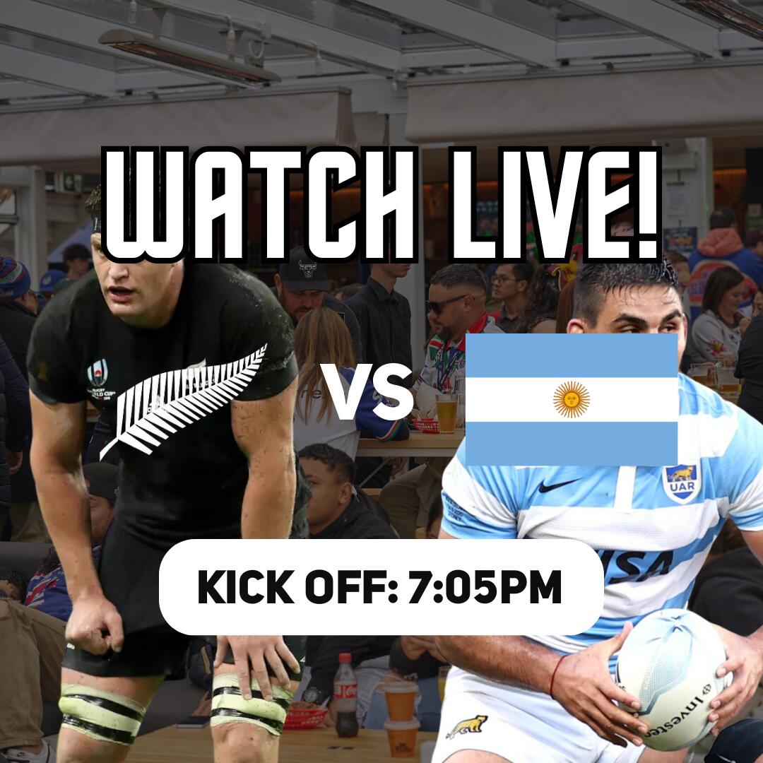 All Blacks vs Argentina - Live Screening