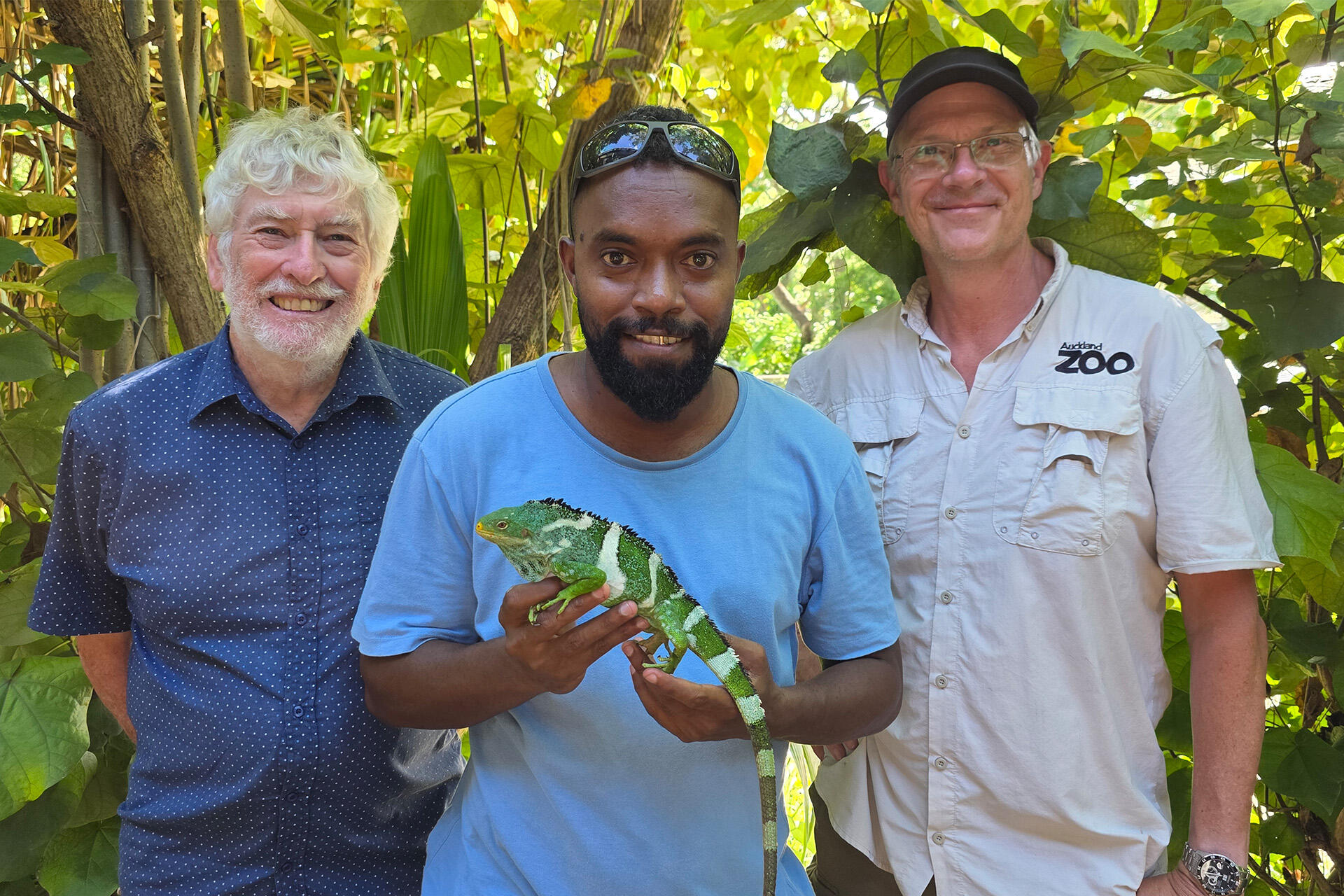 https://cdn.aucklandunlimited.com/zoo/assets/media/dr-peter-harlow-and-richard-gibson-with-fijian-crested-iguana-image-from-wild-heroes-20251130-152814.jpg
